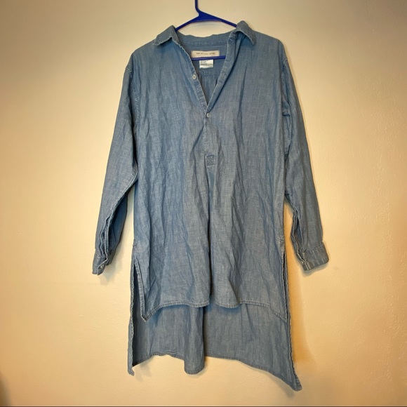 MARC BY MARC JACOBS faded blue chambray oversized Icon shirt M - Picture 4 of 13